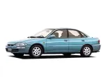 Mitsubishi Mirage (CB1A, CB2A, CB3A, CB4A, CB6A, CD3A, CB8A, CD8A) 4 покоління, рестайлінг, седан (1994 - 1995)